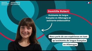 Domitille  Assistante de langue française en Allemagne [upl. by Adaval]