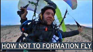 Paramotor Crash When Flying in Formation Goes Wrong Debrief [upl. by Phip323]