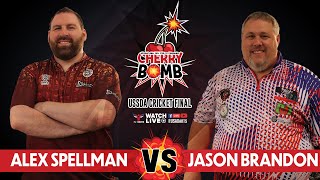 Alex Spellman vs Jason Brandon  USSDA Cricket Final  Cherry Bomb [upl. by Naivatco584]