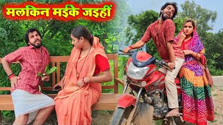 मलिकन मइके जइहीं  Avinash Tiwari Comedy  bagheli comedy video [upl. by Nnarual533]