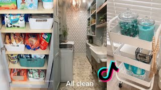 ✨bathroom organizing and restocking videos 🛁🧼 ASMR satisfying 🎙️ tiktok compilations ✨ [upl. by Atalanti]