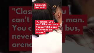 Savannah Marshall DESTROYS Claressa Shields in verbal sparring during post fight conference [upl. by Sabian]