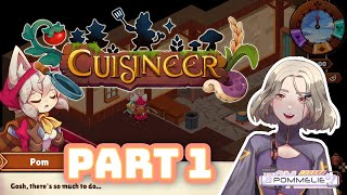 TRYING OUT THIS CUTE GAME  Cuisineer [upl. by Karon]