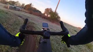 Gravel frost and mud on a MTB trail just SEND IT  Raw footage 12 [upl. by Paten]