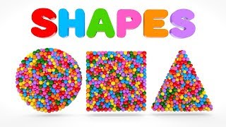 Learn Shapes with Color Balls  Colors Videos Collection for Children [upl. by Sergio308]