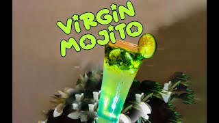 Virjin Mojito  Refreshment Drink  Easy to make  Make at home  Bushras Sparkling world [upl. by Arrekahs216]