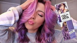 LOreal Colorista Review And Demo  I Dyed My Hair Purple [upl. by Laine]