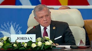 Jordan King warns international message to Arab world is very dangerous  AFP [upl. by Sivia837]