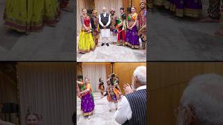 PM Modi receives a warm and cultural welcome by Polish artists  shorts [upl. by Adivad636]