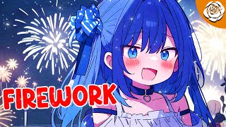 Nightcore  Firework Lyrics [upl. by Ecilahs]