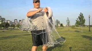 How to throw a cast net for Bunker  With Capt Steve [upl. by Dnomder]