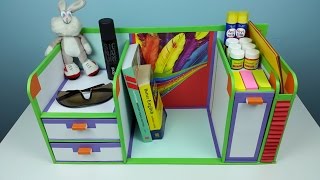 DIY Cardboard Drawer Organizer  An Easy Tutorial For Clever Storage Solutions [upl. by Kedezihclem]