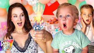 BIRTHDAY PARTY CUPCAKE FIRE SURPRISE 🔥🎂 CAUGHT ON CAMERA [upl. by Viviana]