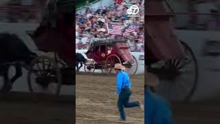 The Bill Pickett Invitational Rodeo is an allBlack rodeo Its mission is to promote the largely forgotten history of Black cowboys and cowgirls The tour travels across the US from February to September and includes bull riding barrel racing and calf roping  CNN [upl. by Icak729]