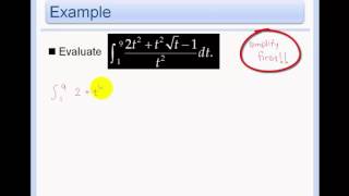 53  Evaluating Definite Integrals [upl. by Knitter]