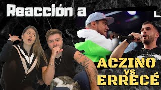 ERRECÉ vs ACZINO  REACCIÓN  Ana y Milo [upl. by Filmer]