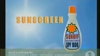 Baz Luhrmann  Everybodys Free To Wear Sunscreen [upl. by Vokay829]