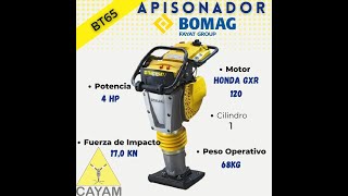 Apisonadora BT 65 CAYAM MAQUINARIA [upl. by Orlantha]