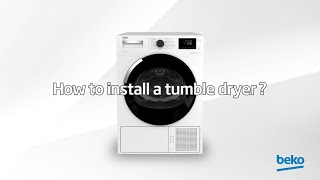 How to install your Condenser Dryer  Home Tech Tips  Currys PC World [upl. by Ayrad]