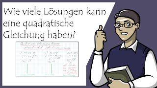 7 Quadratische Gleichungen lösen  Wie viele Lösungen kann eine quadratische Gleichung haben [upl. by Aihsi]