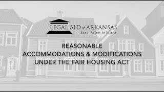 Reasonable Accommodations and Modifications Under the Fair Housing Act [upl. by Livvyy]