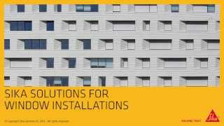 Sika Window Installation Solution [upl. by Hancock]