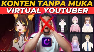 Mau Jadi VTUBER INI DIA Alat Bikin Konten Tanpa Muka Dengan Virtual Avatar AI Democreator [upl. by Hescock]