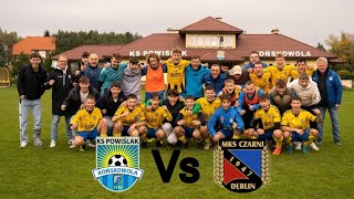 Powiślak Końskowola vs Czarni Dęblin [upl. by Nikral469]