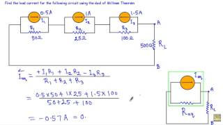 Duality of Millmans Theorem example [upl. by Ahsemit]