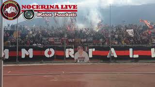 NocerinaBudoni 10 il fantastico tifo della Curva Sud 12 minuti da brividi veri [upl. by Airla]