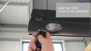 How To Program a Hormann Handset to a new Bi Secur Hormann Promatic Opener [upl. by Adolpho]