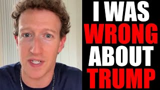 Mark Zuckerberg Does COMPLETE 180 Apologizes For HATING TRUMP in SHOCKING Twist [upl. by Annait]