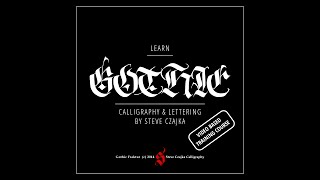 Gothic Calligraphy amp Lettering Video Course Online [upl. by Dimphia]