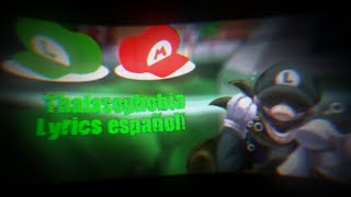 THALASSOPHOBIA ¡LYRICS ESPAÑOL FNFMARIO MADNESS V2 [upl. by Nerta]