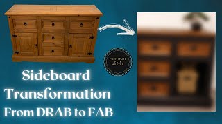 Sideboard Makeover From Drab To Fab DIYNew Lease of Life Frenchic facebook marketplace [upl. by Onez]