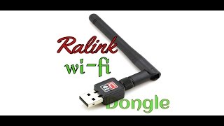 Install Wifi USB dongle and Ralink software [upl. by Yngiram]