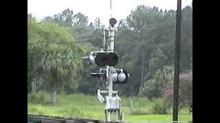 Amtrak P052 Auto Train at DeLand Depot FL with two quotnewquot Genesis P408s in 1993 [upl. by Morey38]