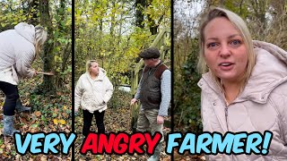 Very Angry Farmer Catches People Chopping Tree Down [upl. by Bullock]