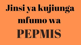 Jinsi ya kujiunga mfumo wa ESS PEPMIS  UTUMISHI [upl. by Landy]