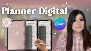 Crea tu propio PLANNER DIGITAL desde cero con CANVA 🌟 [upl. by Halullat76]