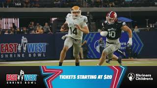 Countdown to the 2024 EastWest Shrine Bowl in Frisco [upl. by Gaidano]