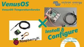 Victron VenusOS Raspberry Pi  1Wire DS18B20 Temperature  Installation and Configuration [upl. by Iraam224]