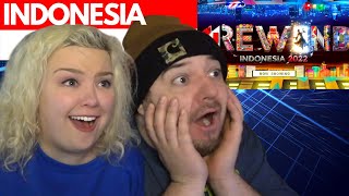 REWIND INDONESIA 2022  American Couple Reaction [upl. by Ecined848]