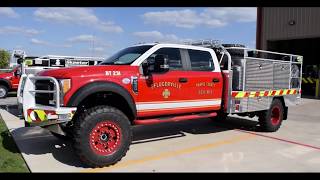 Pflugerville Fire Departments 2017 Skeeter Brush Truck [upl. by Admama]