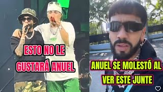 Anuel sorprendido al ver este junte fe y arcángel hacen historia la noche de ayer [upl. by Joan]