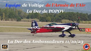 EVAA LA DER DE POPOV Der des Ambassadeurs BA 701 11 Oct 23 [upl. by Mendez]