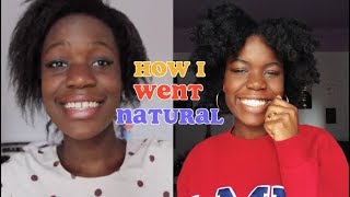 HOW I TRANSITIONED FROM RELAXED TO NATURAL HAIR No Big Chop [upl. by Emiolhs193]