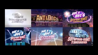 The Evolution of Ant amp Decs Saturday Night Takeaway Intros 2002present [upl. by Marve]