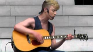 John Jedward going solo singing quotBoyfriendquot  23062012 Croke Park Dublin [upl. by Marilee]