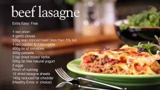 Slimming World Synfree healthy lasagne recipe  FREE using Healthy A [upl. by Aennil742]